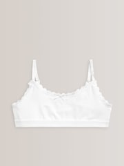 White Lace Strappy Crop Tops 3 Pack (5-16yrs) - Image 2 of 4