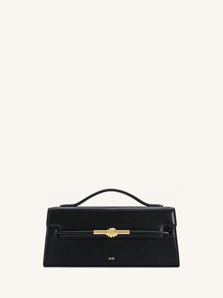 JW PEI Black Lena Metal Rope Knot Top Handle Bag - Image 2 of 5