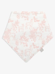 The Little Tailor Baby Muslin Printed 100% Cotton Bibs 2 Pack - Image 2 of 6