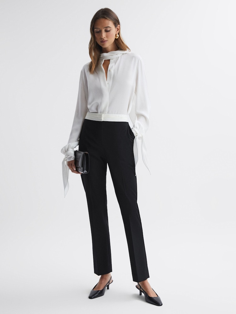 Reiss Olivia Tapered-Hose mit abgesetztem Taillenbund - Bild 1 von 4