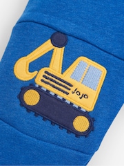 JoJo Maman Bébé Cobalt Boys' Digger Knee Joggers - Image 2 of 2