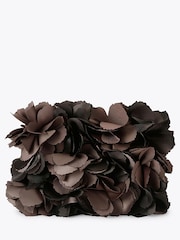 Carvela Brown Incanto Flower Clutch Bag - Image 2 of 4
