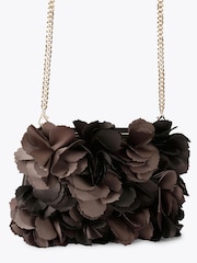 Carvela Brown Incanto Flower Clutch Bag - Image 3 of 4