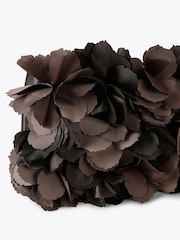 Carvela Brown Incanto Flower Clutch Bag - Image 4 of 4