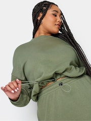 Yours Curve Green Cropped Top - Image 4 of 4