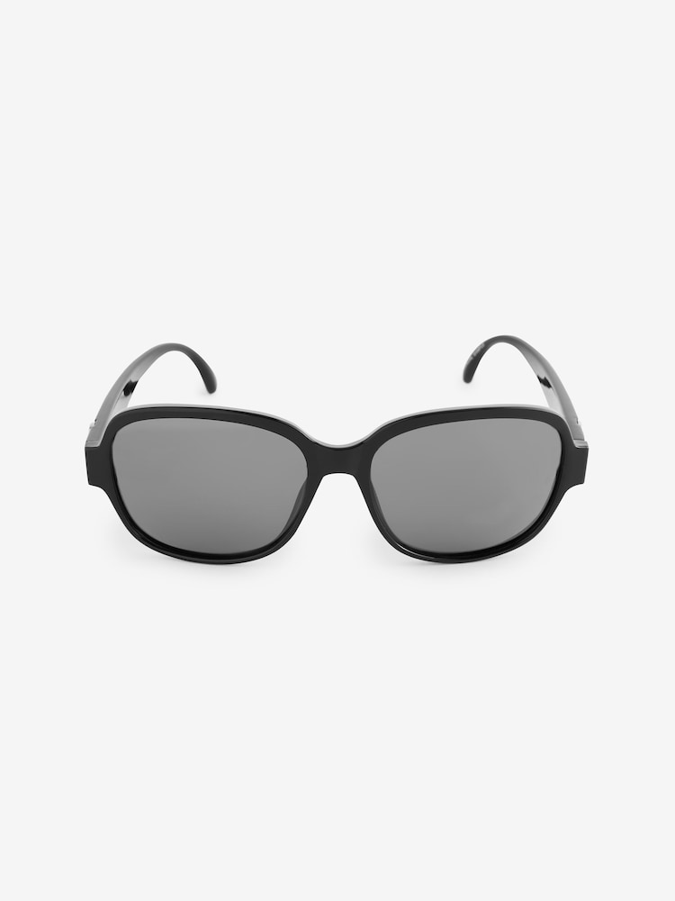 Noir - Petit Lunettes de soleil carré polarisé - Image 4 of 5