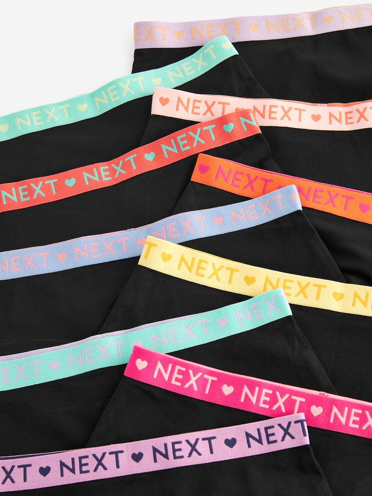 Black Hipster Briefs 10 Pack (1.5-16yrs) - Image 12 of 12