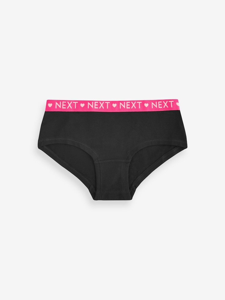 Black Hipster Briefs 10 Pack (1.5-16yrs) - Image 2 of 12
