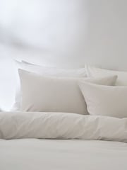 Silver Grey Non Iron Simply Soft Microfibre Duvet Cover and Pillowcase Set - Image 2 of 4