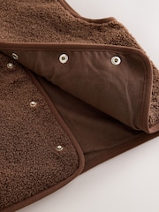Chocolate Brown Gilet Fleece (3mths-7yrs) - Image 8 of 9
