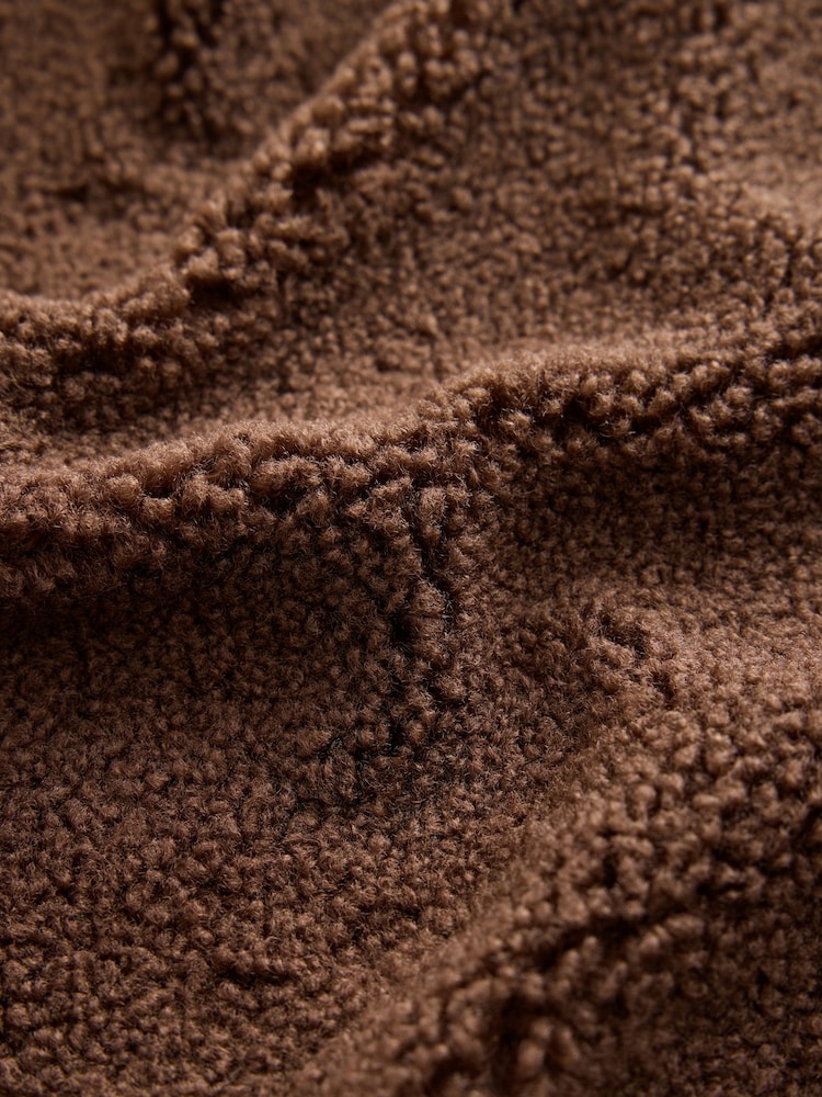 Chocolate Brown Gilet Fleece (3mths-7yrs) - Image 9 of 9