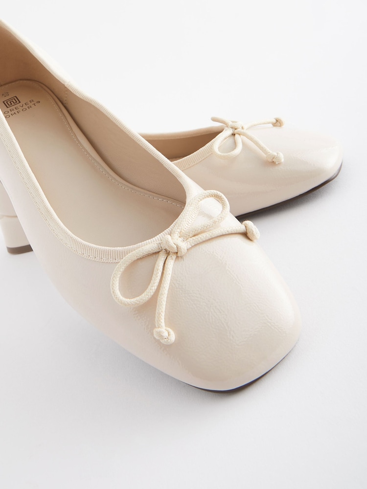 Bone Forever Comfort Block Heel Ballerina Shoes - Image 4 of 5