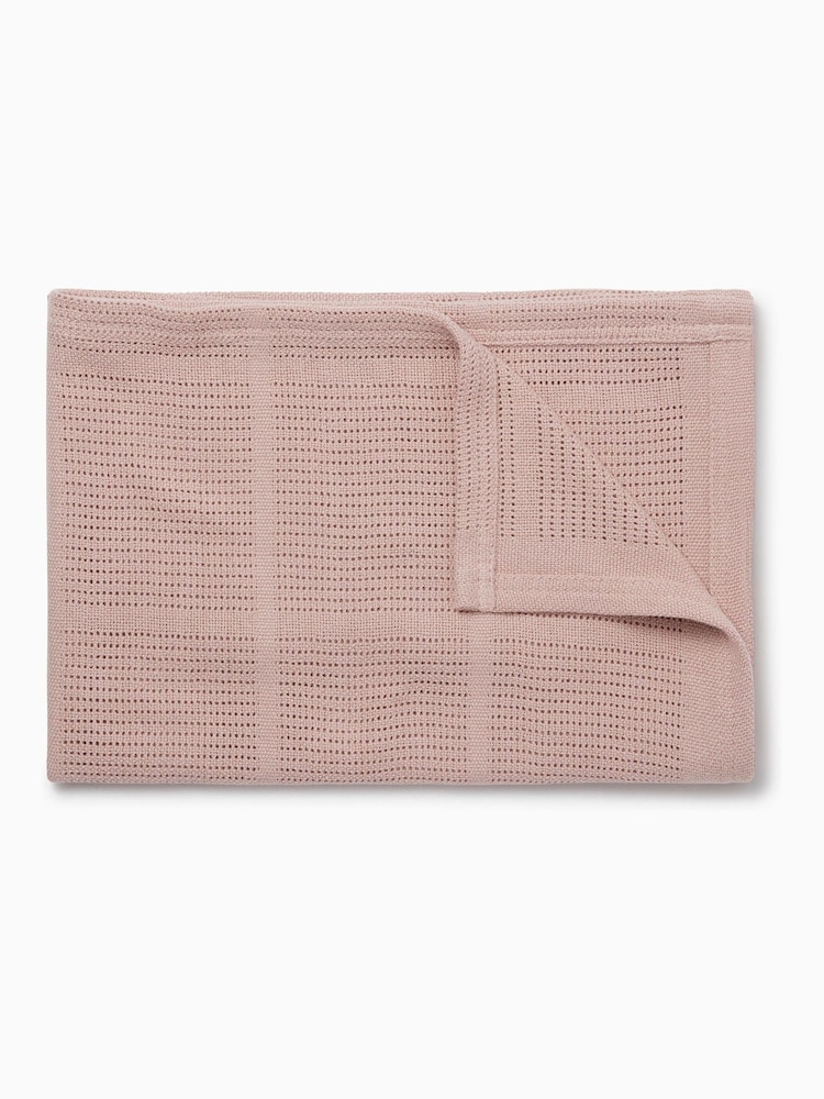 MORI Cotton Blend Cellular Baby Blanket - Image 4 of 6