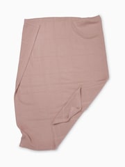 Rosa pink - Mori Soft Cotton & Bamboo Cellular Baby Tæppe - Billede 5 af 6