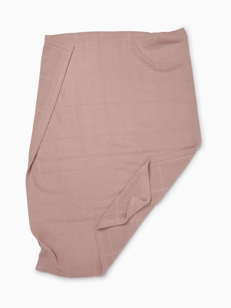 MORI Cotton Blend Cellular Baby Blanket - Image 5 of 6
