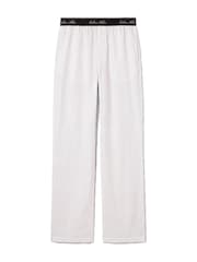 Calvin Klein White Cotton Poplin Pyjamas - Image 5 of 6
