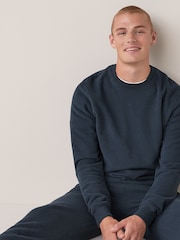 Navy Blue Crew Sweatshirt - Image 4 of 6
