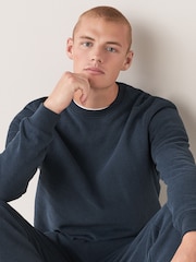 Navy Blue Crew Sweatshirt - Image 5 of 6