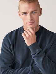 Navy Blue Crew Sweatshirt - Image 6 of 6
