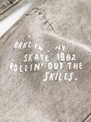 Grey Graffiti Jersey Denim Cargo Trousers (3-16yrs) - Image 12 of 12