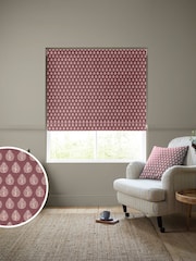 Emily Bond Raspberry Pink 100% Cotton Jaipur Made to Measure Roman Blinds - Image 1 of 5