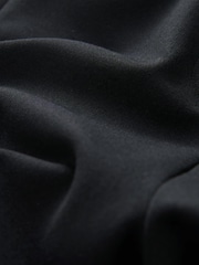 Black Tailored Ponte Metal Detail Wide Leg Trousers - Image 8 of 8