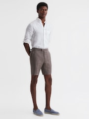 Reiss Mid Blue Espadrille Suede Summer Shoes - Image 2 of 5