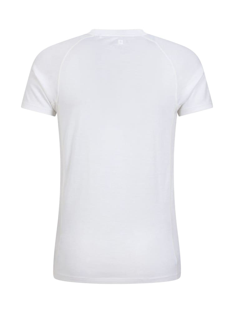 Mountain Warehouse White Summit Mens Short Sleeves Merino Thermal Top - Image 2 of 5