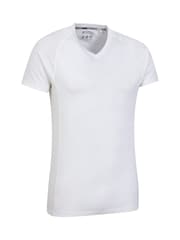 Mountain Warehouse White Summit Mens Short Sleeves Merino Thermal Top - Image 3 of 5