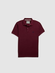Rodd & Gunn Burgundy The Gunn Polo Shirt - Image 4 of 5