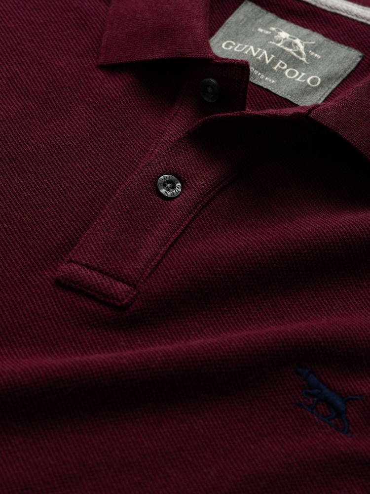 Rodd & Gunn Burgundy The Gunn Polo Shirt - Image 5 of 5 Rodd & Gunn Burgundy The Gunn Polo Shirt - Image 5 of 5