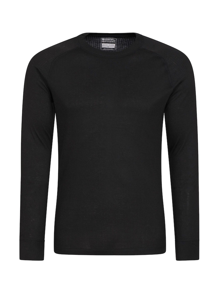 Mountain Warehouse Black Talus Mens Thermal Top & Joggers Set - Image 2 of 6