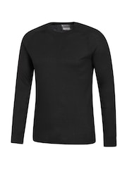 Mountain Warehouse Black Talus Mens Thermal Top & Joggers Set - Image 4 of 6