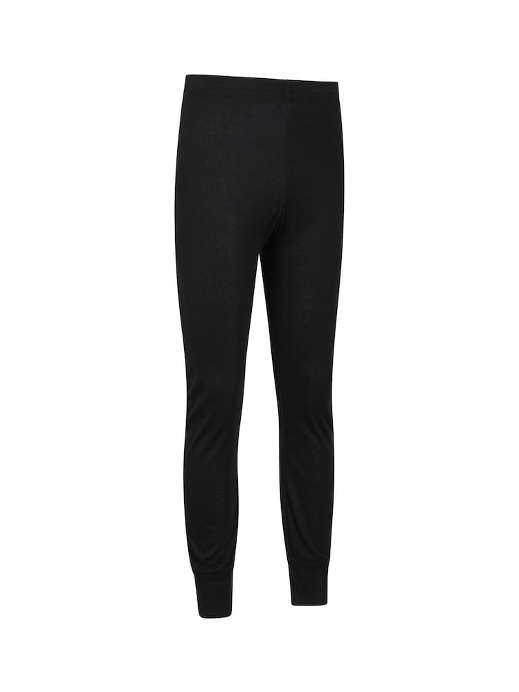 Mountain Warehouse Black Talus Mens Thermal Top & Joggers Set - Image 6 of 6