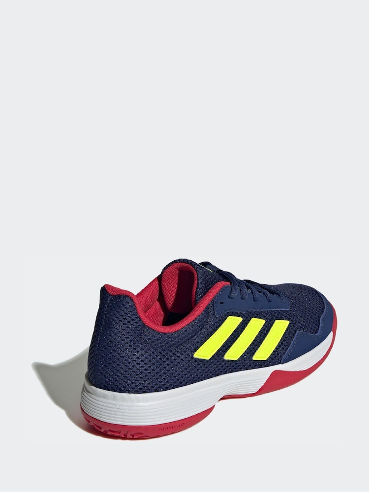 adidas Blue Gamespec Kids Tennis Trainers - Image 7 of 7