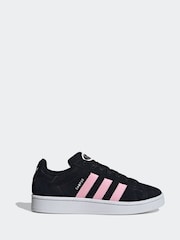 adidas Originals Black/Pink Campus 00s Trainers - Image 3 of 8