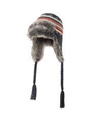 Mountain Warehouse Grey St Anton Knitted Faux Fur Thermal Hat - Image 3 of 6