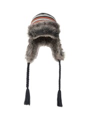Mountain Warehouse Grey St Anton Knitted Faux Fur Thermal Hat - Image 5 of 6