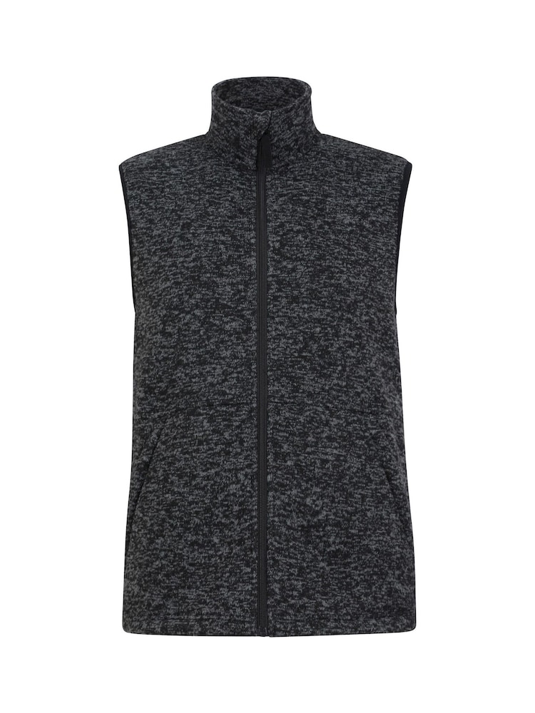 Mountain Warehouse Black Mens  Idris Fleece Gilet - Image 1 of 5