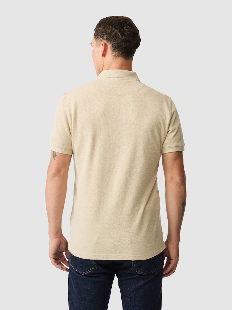 Rodd & Gunn Natural The Gunn Polo Shirt - Image 2 of 5 Rodd & Gunn Natural The Gunn Polo Shirt - Image 2 of 5