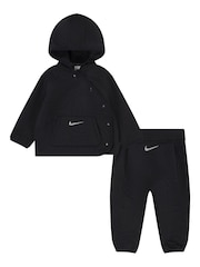 Nike Black Infant Snap Jacket Set - Image 1 of 4