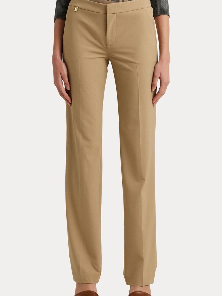 Lauren Ralph Lauren Camel Straight Leg Trousers - Image 1 of 6