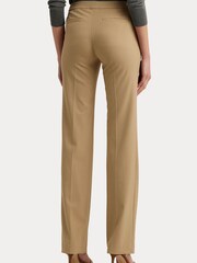 Lauren Ralph Lauren Camel Straight Leg Trousers - Image 2 of 6
