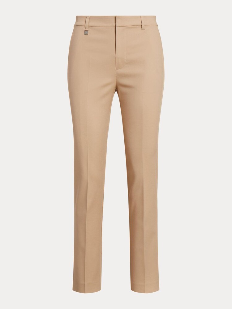 Lauren Ralph Lauren Camel Straight Leg Trousers - Image 6 of 6