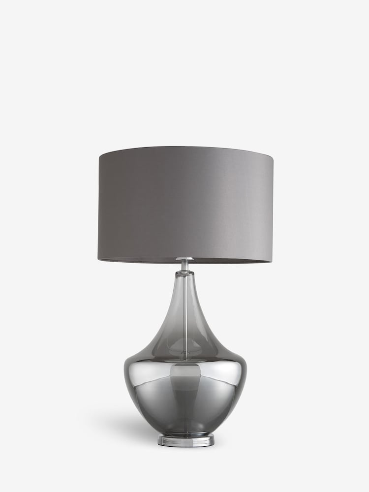 Smoke Grey Blake Table Lamp - Image 2 of 6 Smoke Grey Blake Table Lamp - Image 2 of 6