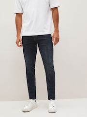 Blue Black Single Skinny Fit Classic Stretch Jeans - Image 1 of 9
