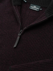 Rodd & Gunn Purple Robbies Road Knit Jumper - Image 6 of 6