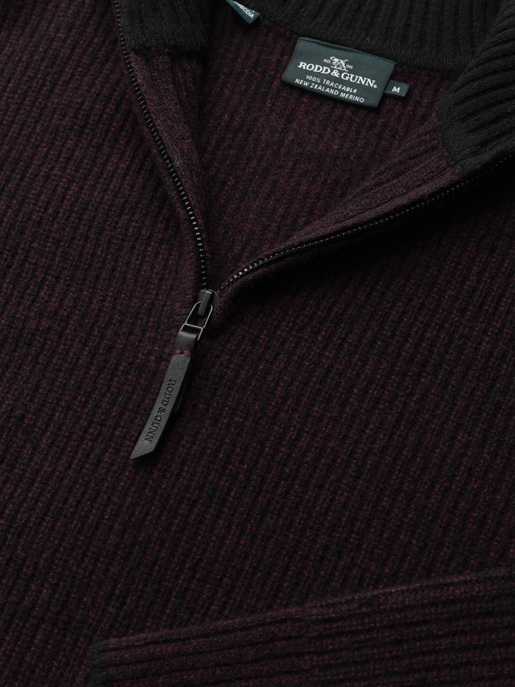 Rodd & Gunn Purple Robbies Road Knit Jumper - Image 6 of 6 Rodd & Gunn Purple Robbies Road Knit Jumper - Image 6 of 6