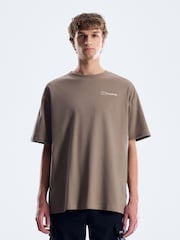 Berghaus Grey Geo Structure T-Shirt - Image 1 of 6
