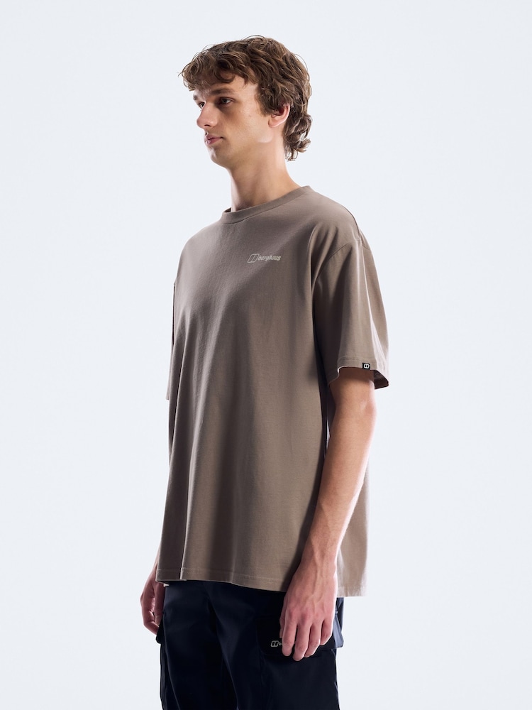 Berghaus Grey Geo Structure T-Shirt - Image 2 of 6